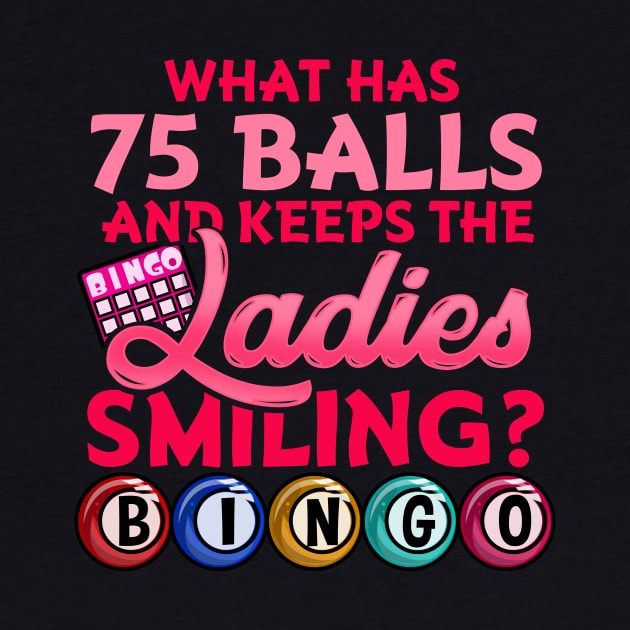 Womens Funny Bingo design for a Balls loving Grandma by biNutz